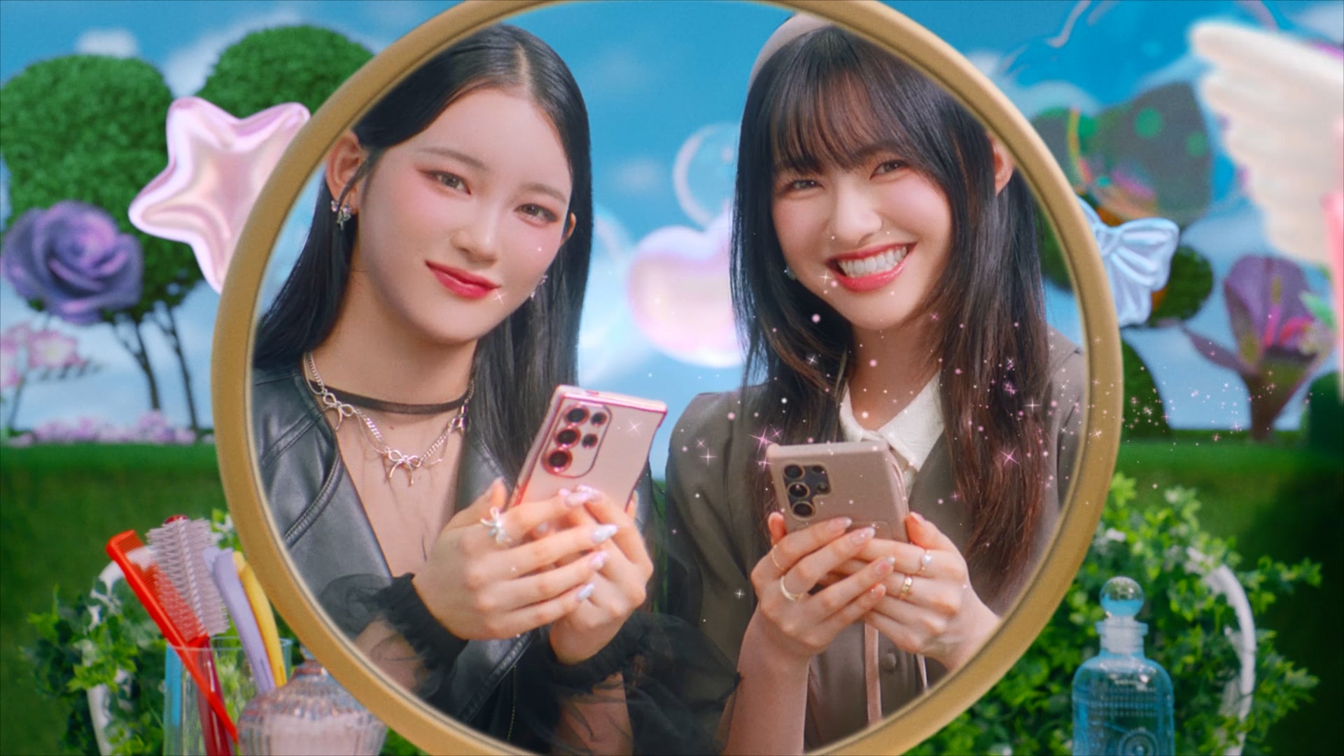 ME:I「ホットペッパービューティー」新WebCMより（提供写真）