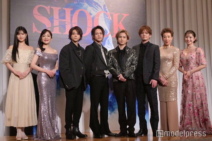 中村麗乃、島田歌穂、佐藤勝利、上田竜也、堂本光一、中山優馬、前田美波里、綺咲愛里(C)モデルプレス