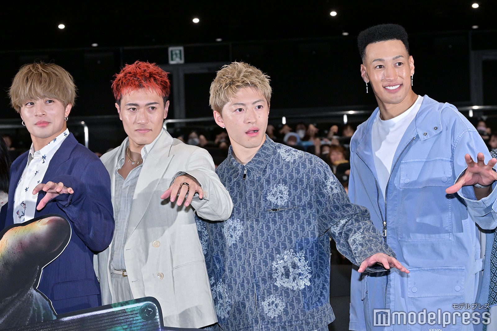 白濱亜嵐、中務裕太、佐野玲於、関口メンディー（C）モデルプレス