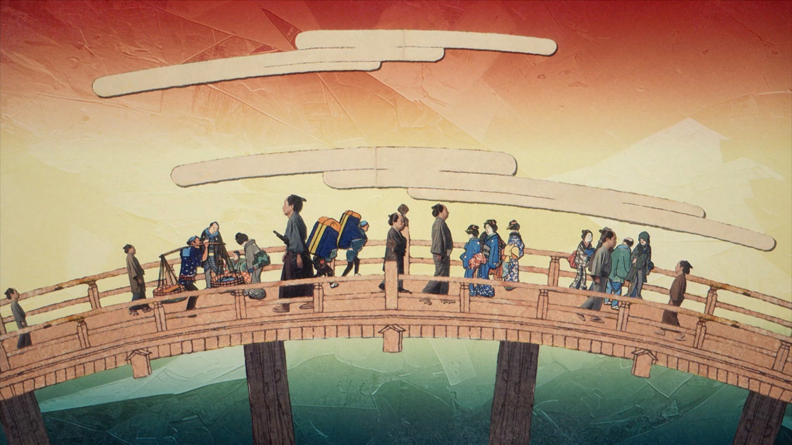 「べらぼう～蔦重栄華乃夢噺～」タイトルバック（C）NHK