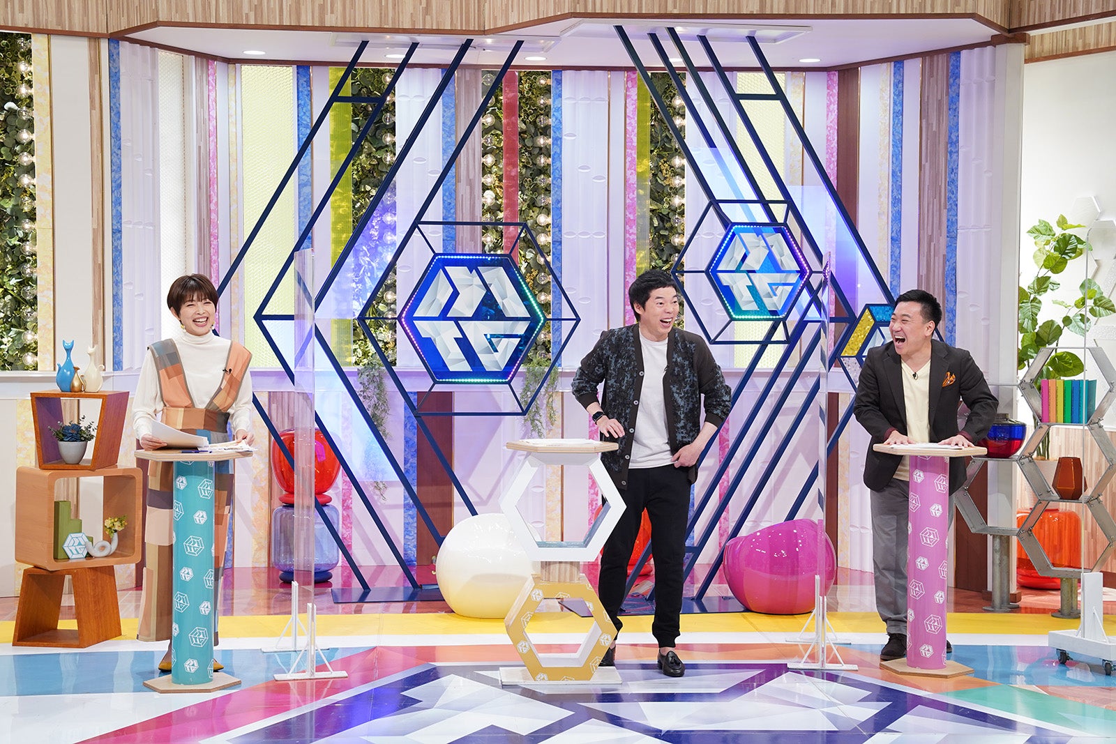 林マオｙｔｖアナウンサー、今田耕司、月亭八光 （C）読売テレビ