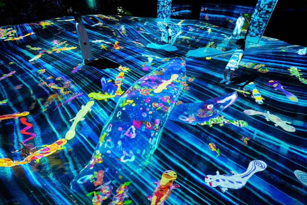 お台場「チームラボ ボーダレス」新作アート加わりリニューアル