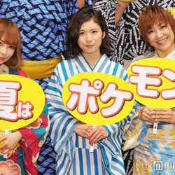 （左から）中川翔子、松岡茉優、松本梨香（C）モデルプレス