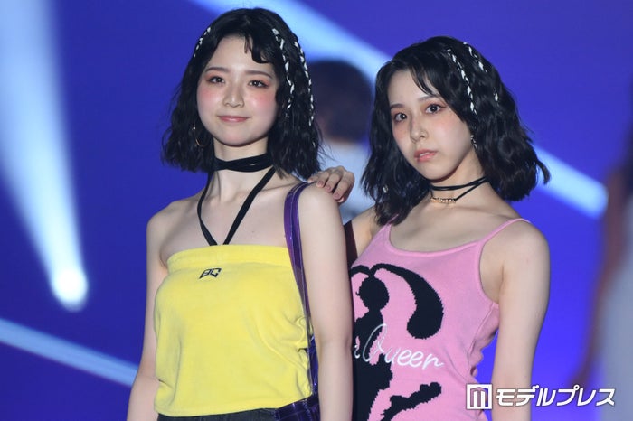 STU48曽川咲葵＆長谷川乃彩、ワイルドな肌見せで雰囲気ガラリ【TGC熊本2024】