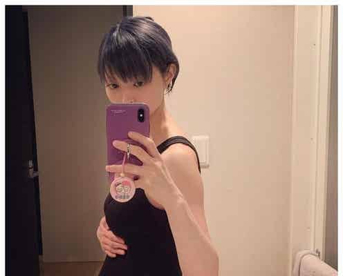 第1子妊娠中の最上もが、ふっくらお腹&暗髪イメチェンを披露「自分について将来についてすごく考えた1年間だった」