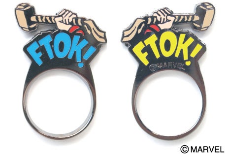 MARVEL／フラットリング（税抜き￥2200）（C）Marvel2015