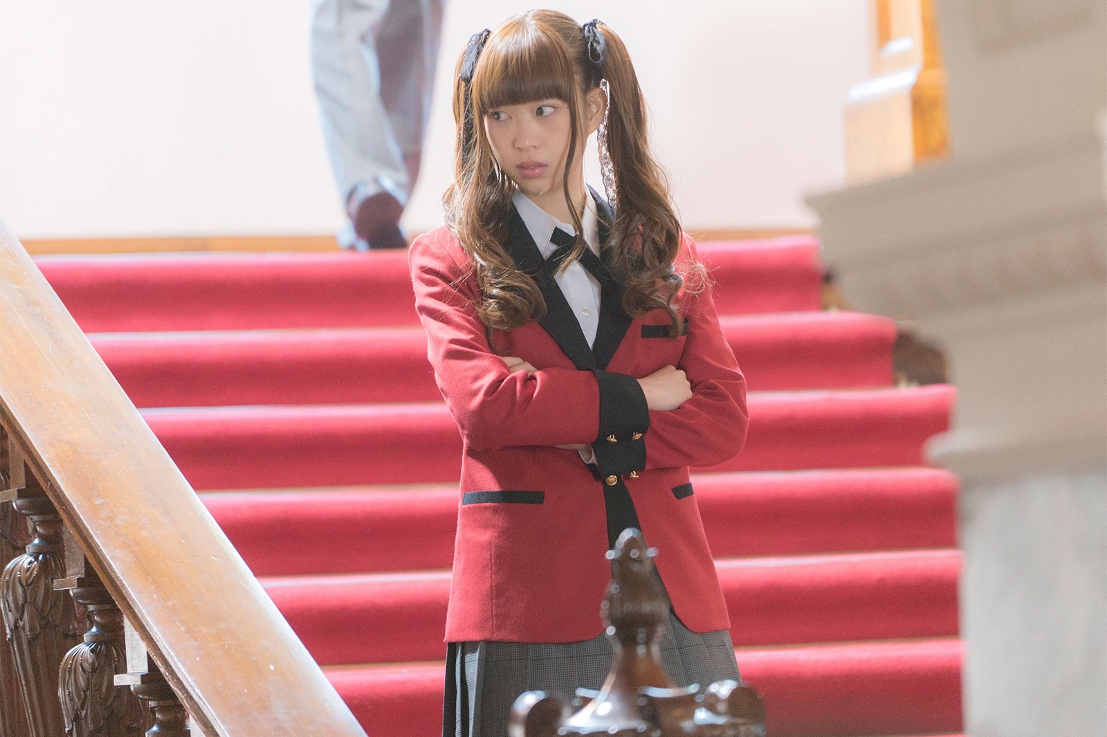 森川葵／ドラマ『賭ケグルイ』第2話より（C）河本ほむら・尚村透／SQUARE ENIX・ドラマ「賭ケグルイ」製作委員会・MBS