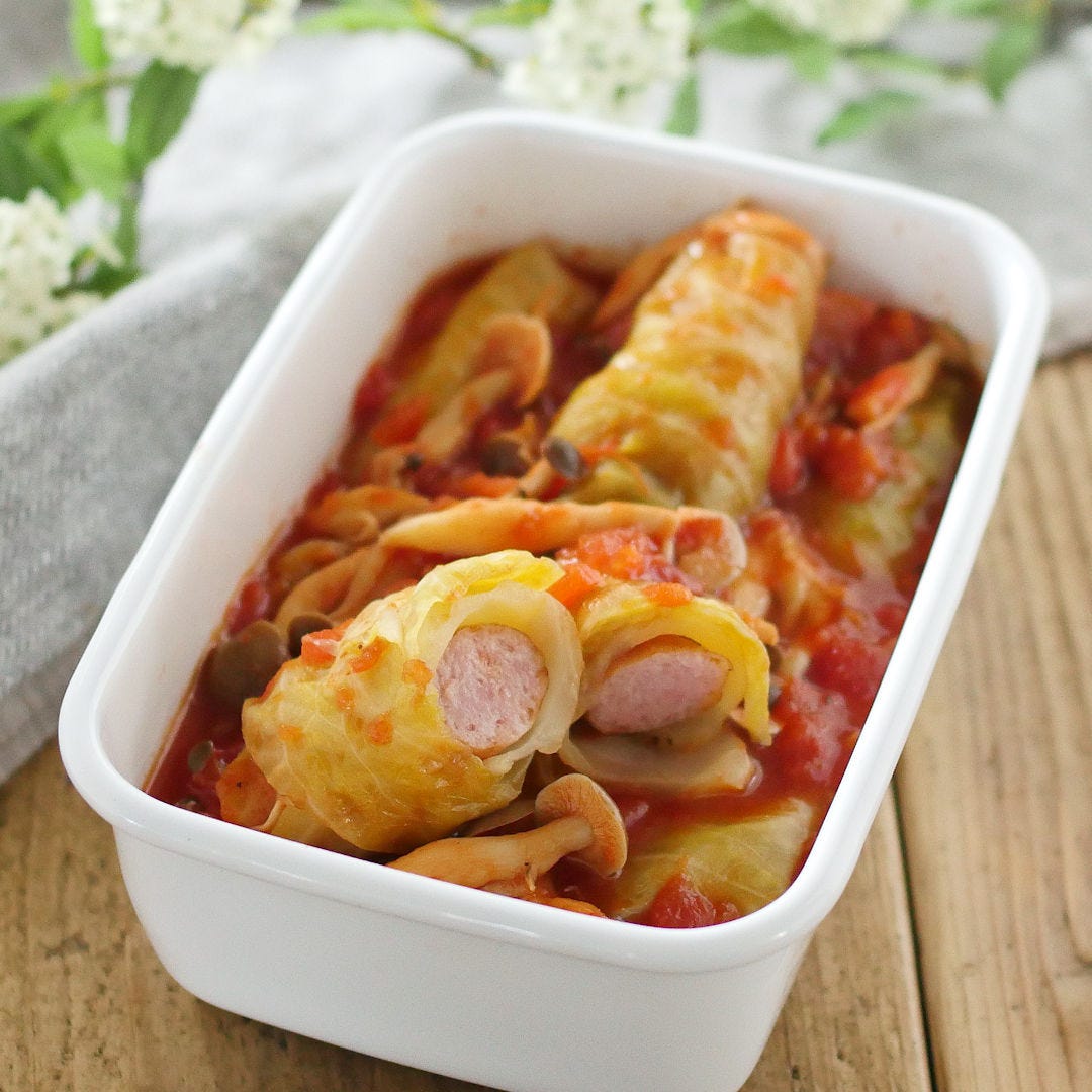 【作り置き】成型いらずでお手軽♪ウインナーロールキャベツ