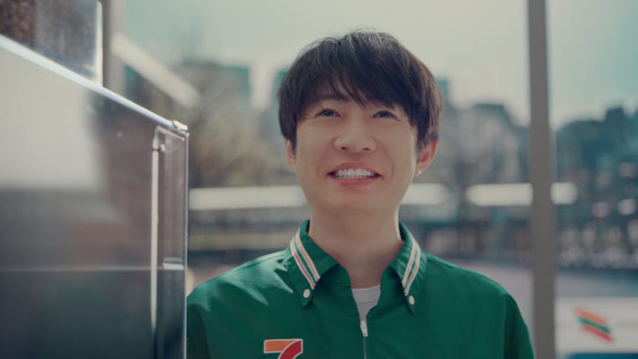 相葉雅紀/セブン‐イレブン新テレビCM「朝セブン最高篇」(提供写真)