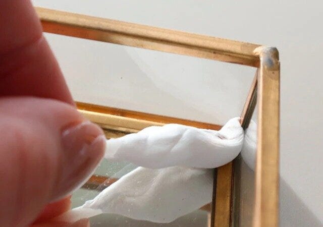 セリアの粘土クリーナーの使用例