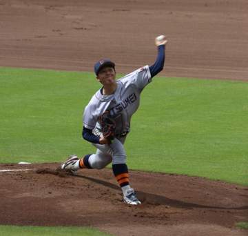 今秋ドラフト候補の立命大・有馬が今季初勝利 2失点8奪三振完投