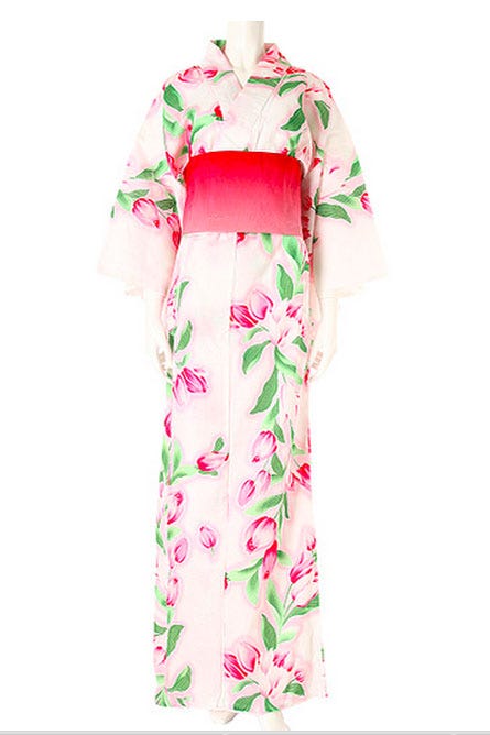 チューリップ柄浴衣4点セット「fifth」8,900円(税込)/画像提供:fifth