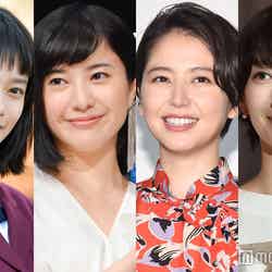 2018年春ドラマに出演する（左から）杉咲花、吉高由里子、長澤まさみ、 波瑠（C）モデルプレス