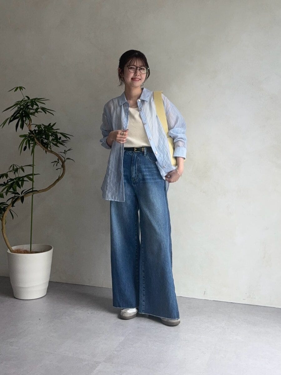 シアーシャツコーデ5