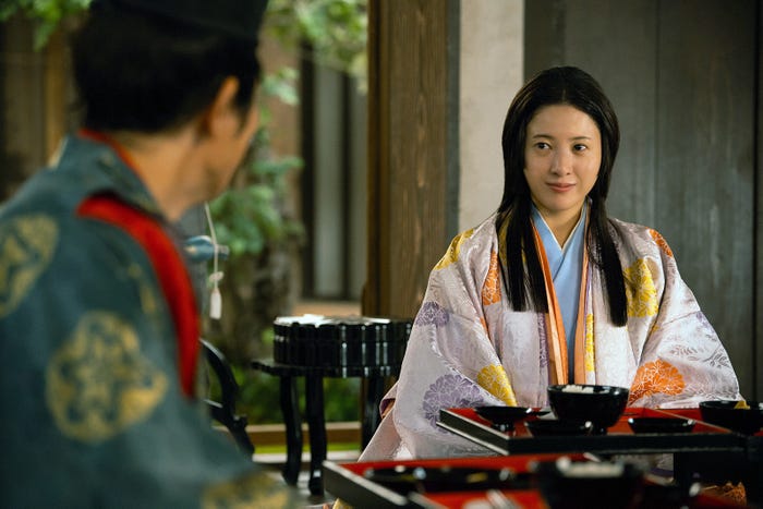 佐々木蔵之介、吉高由里子「光る君へ」第27話(C)NHK