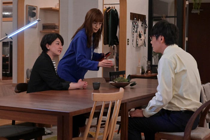 夏川結衣、川口春奈、生瀬勝久「着飾る恋には理由があって」第5話より(C)TBS