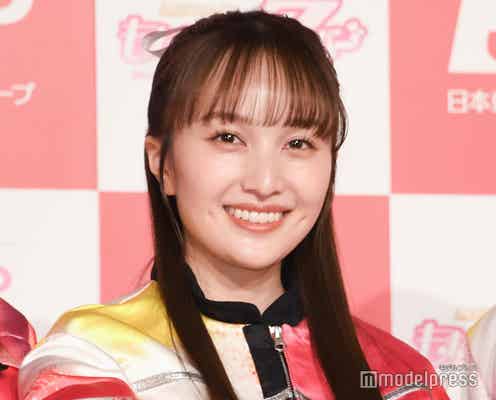 ももクロ百田夏菜子、KinKi Kids堂本剛と結婚後初会見 美脚際立つ衣装で登場