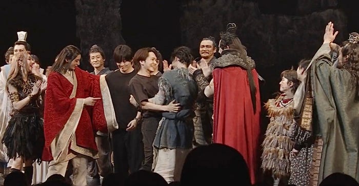 舞台「キングダム」大千穐楽より(C)原泰久/集英社