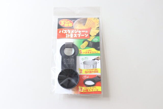 パスタメジャー付計量スプーン　パッケージ