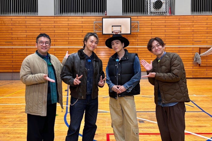 中西茂樹、TAKAHIRO、OMI、那須晃行(C)テレビ朝日