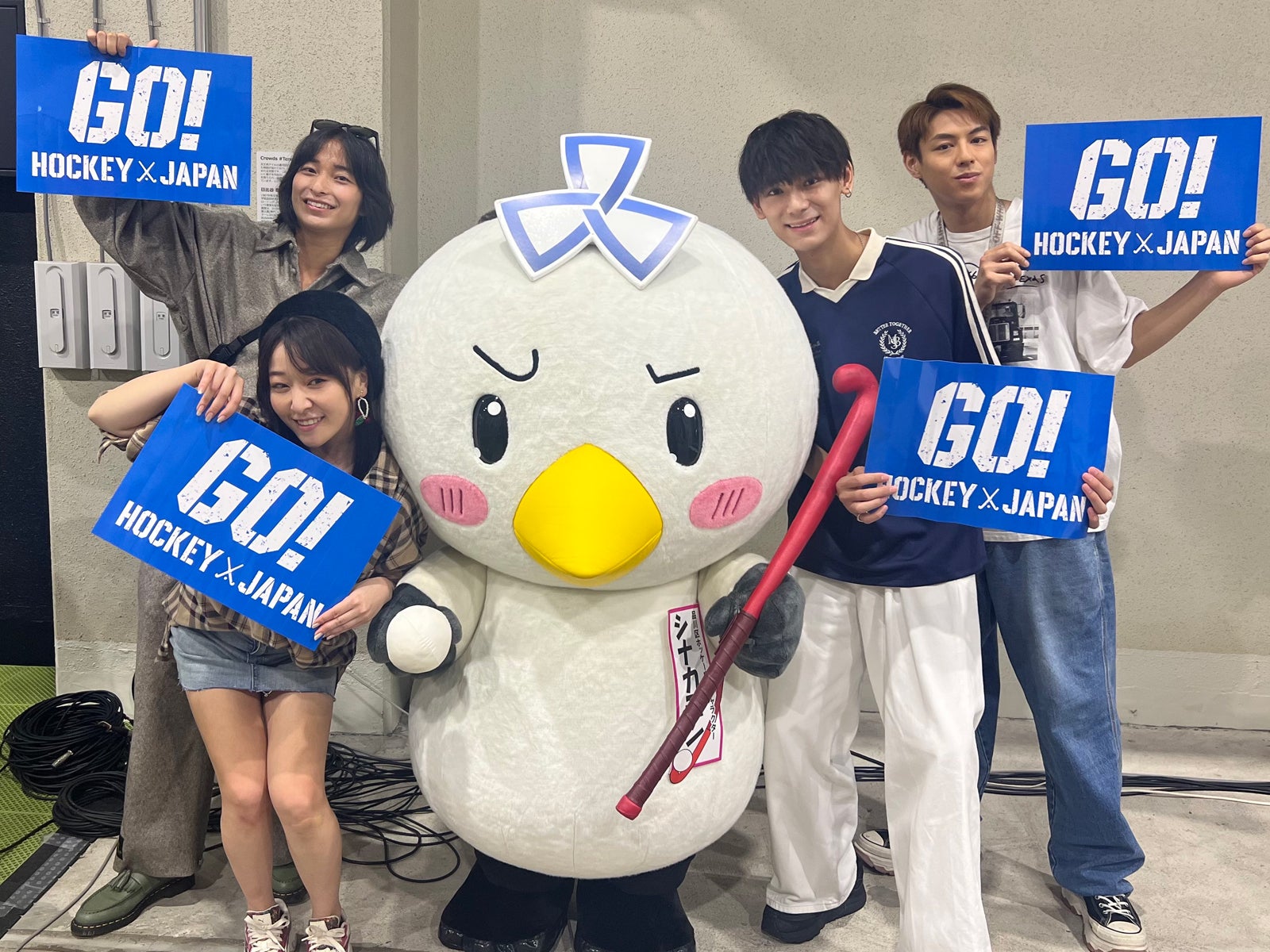 （左から）上野一稀、中冨杏子、山根亮、岩城直弥（提供写真）