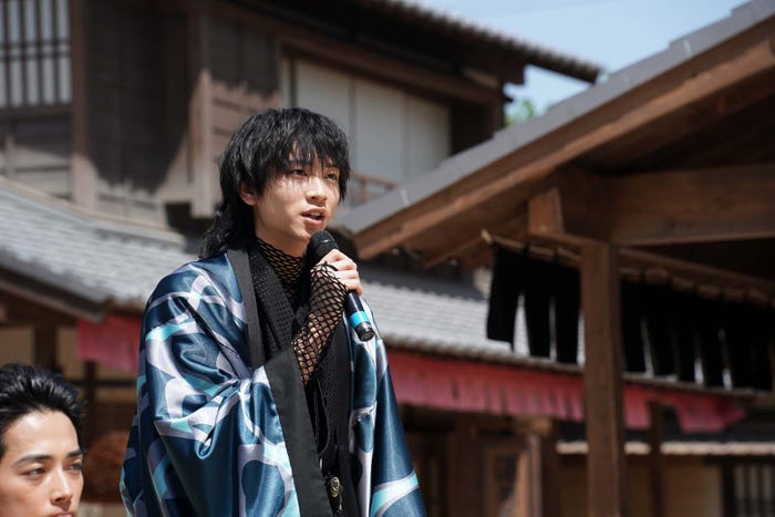 庄司浩平「君とゆきて咲く~新選組青春録~」記者会見より(C)テレビ朝日