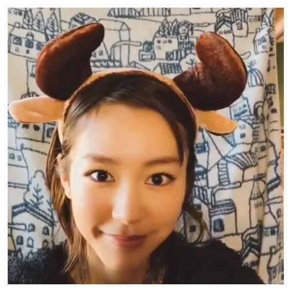 桐谷美玲、アプリ加工なしで“変身”