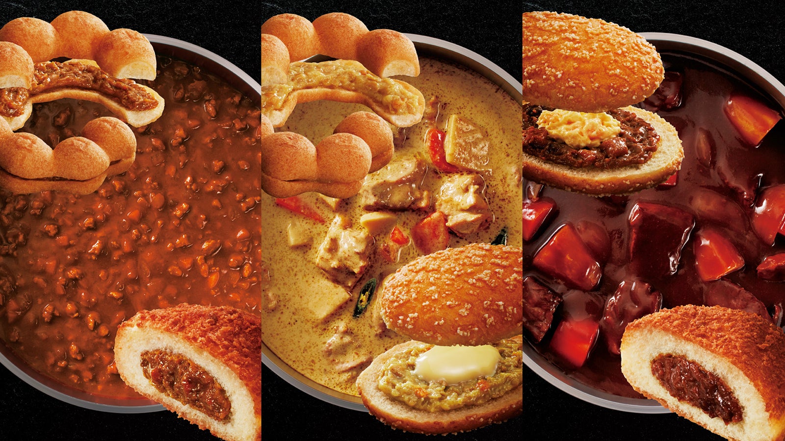 ポン・デ・リングもカレー味に！ミスド新作「ドーナツカレー」はキーマ・グリーン・欧風の本格派