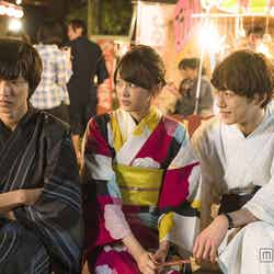 （左から）山崎賢人、桐谷美玲、坂口健太郎（C）2015 映画「ヒロイン失格」製作委員会