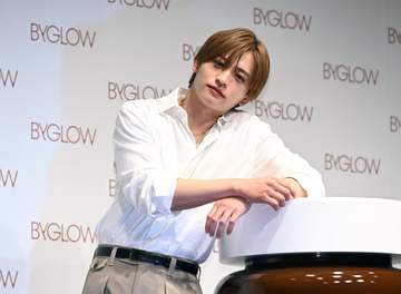 timelesz猪俣周杜「1人って緊張します」 初の単独CM出演「応援してくれるファンの存在がモチベーション」
