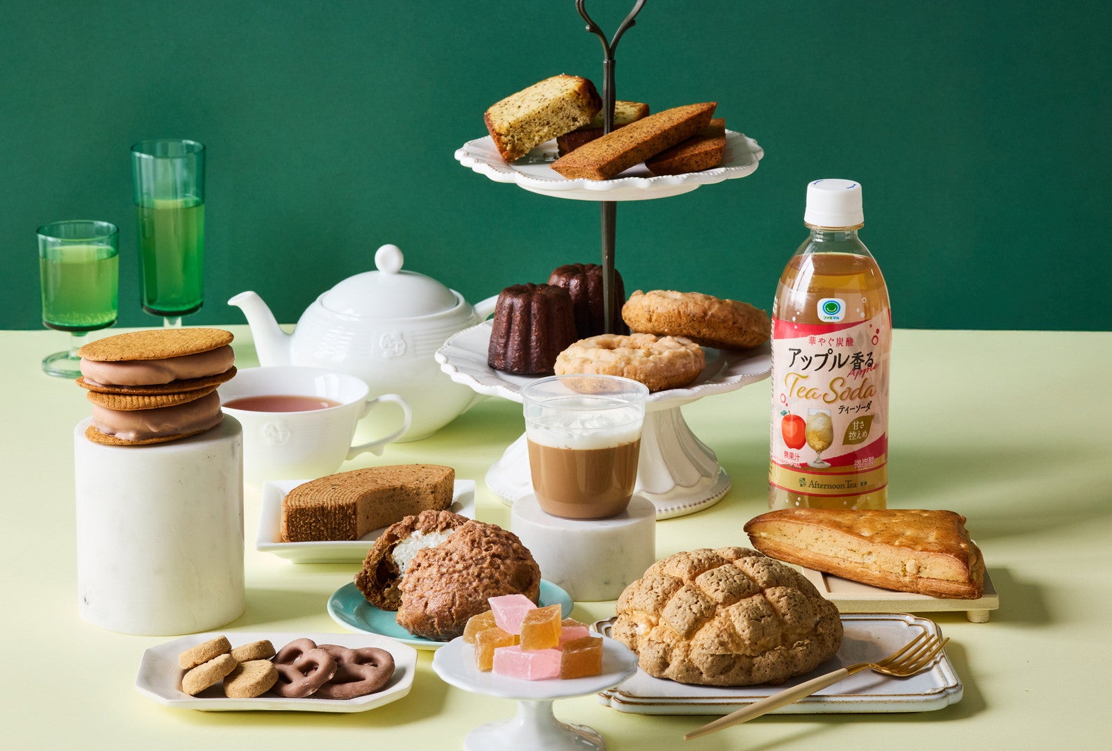 ファミマ×「Afternoon Tea」コラボ、過去最多28品同時展開 シュークリームや琥珀糖まで自信作揃い