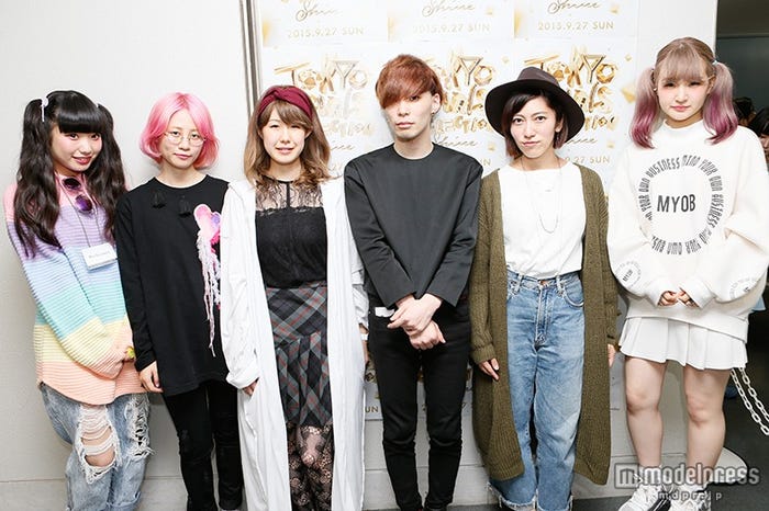 次世代ファッションデザイナー(左から)相羽瑠奈、チョウ・ゴカク、柳坂碧、三浦誠彦、池田名穂、古川詩歩/(C)オサレカンパニー