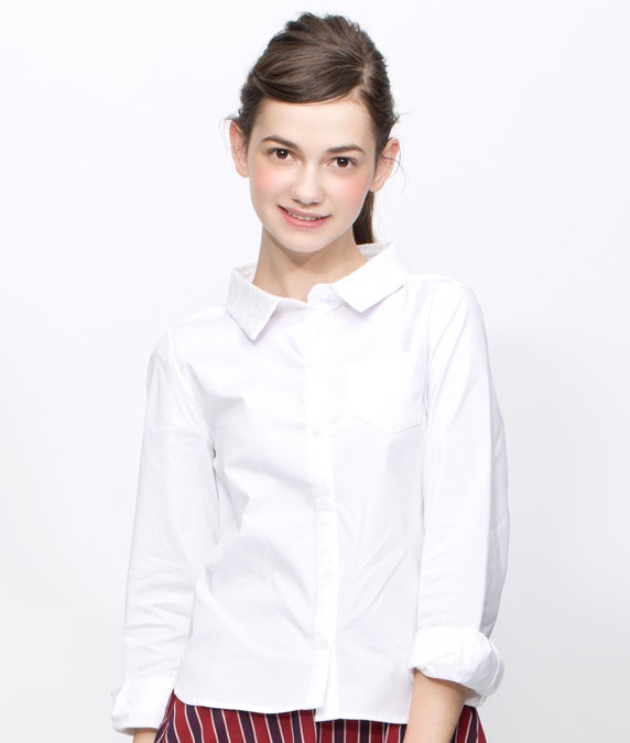 襟レースシャツ「DEPARTMENT」￥3,900(税込)