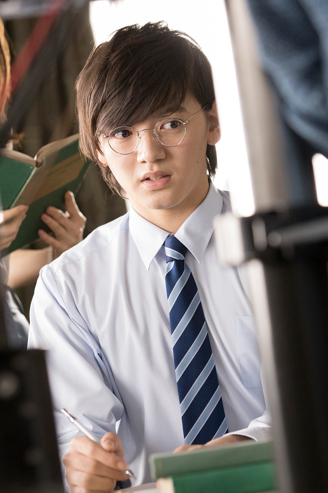 濱田龍臣／「家庭教師」篇メイキングカットより（提供写真）