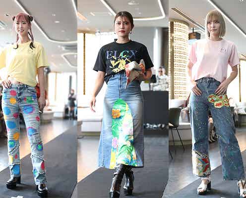 【写真特集】新井美穂&家平有希&瑠璃奈、美スタイルきわ立つ衣装で華麗なウォーキング!<OMOTESANDO TIARA RUNWAY2025>