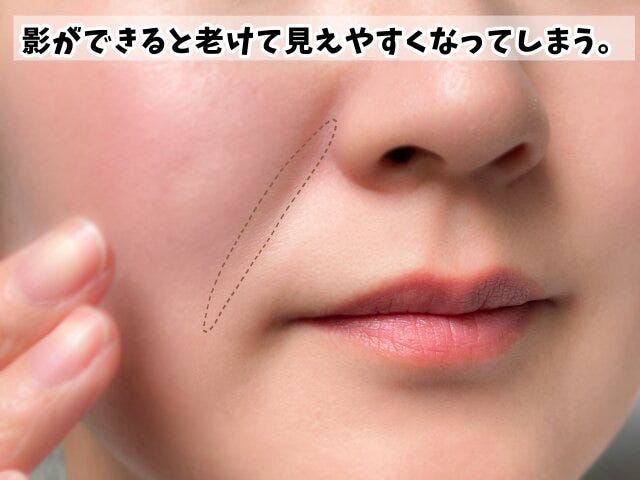 老け見えの原因は口元にあり