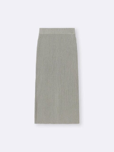 GU リブニットナロースカート GUのリブニットナロースカート