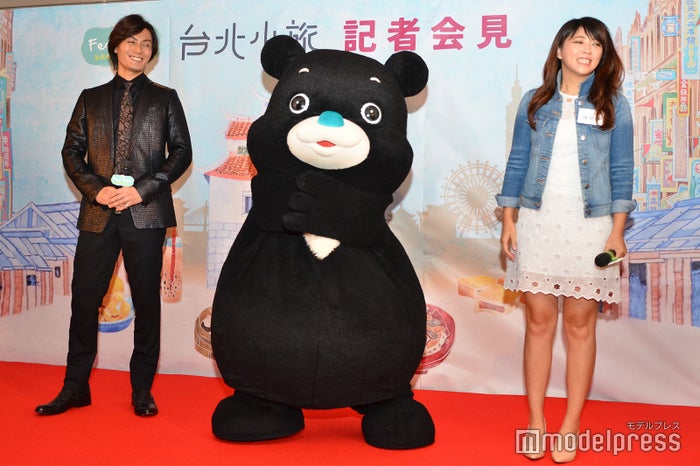 加藤和樹、熊讚Bravo(ブラボー)、台北市政府観光伝播局の陳思宇(C)モデルプレス