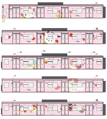 サンリオキャラフルラッピングトレイン（C）2018 SANRIO CO., LTD.
