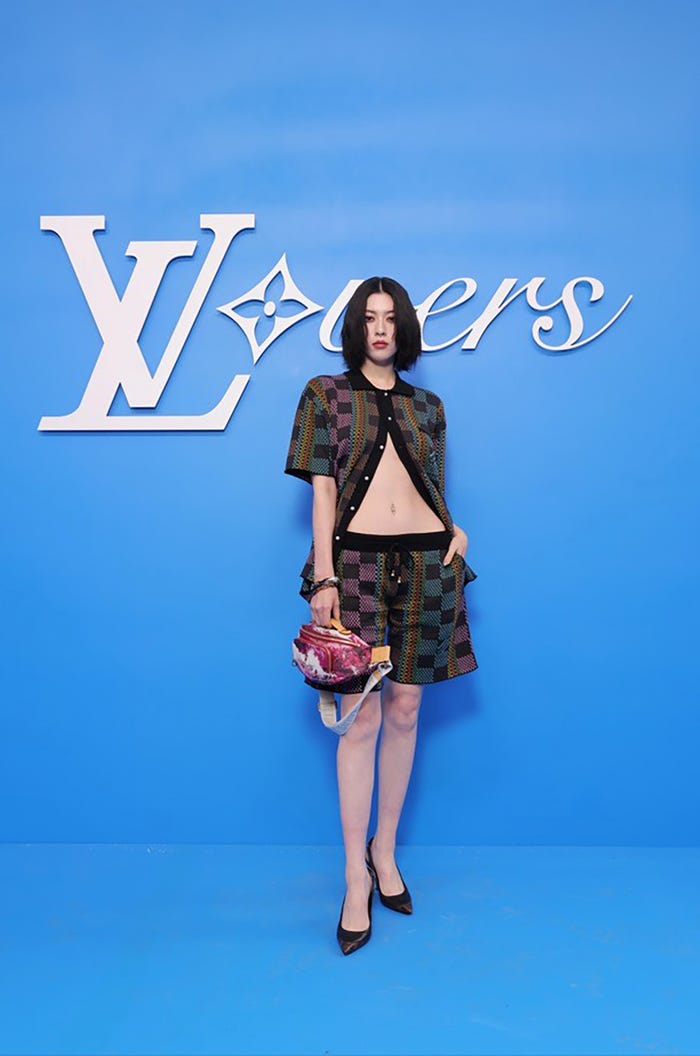 三吉彩花「ルイ・ヴィトン」2025春夏メンズファッションショーより(提供写真)