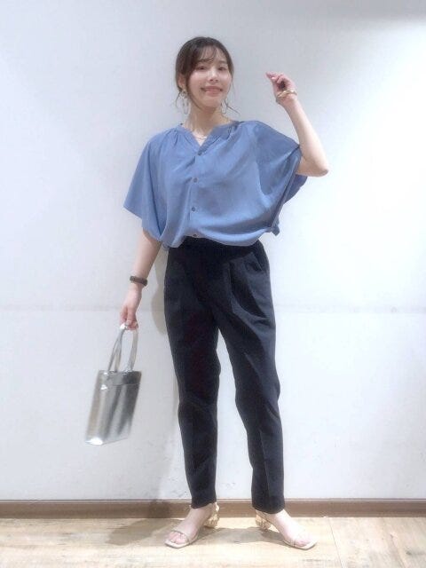 グローバルワーク　ブラウス　体型カバー