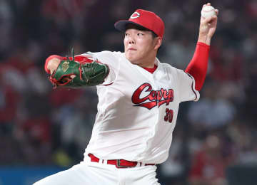 広島 滝田一希は「左肘関節内側側副靱帯損傷」と診断 球団発表 今後の処置は未定 2日にキャンプから離脱