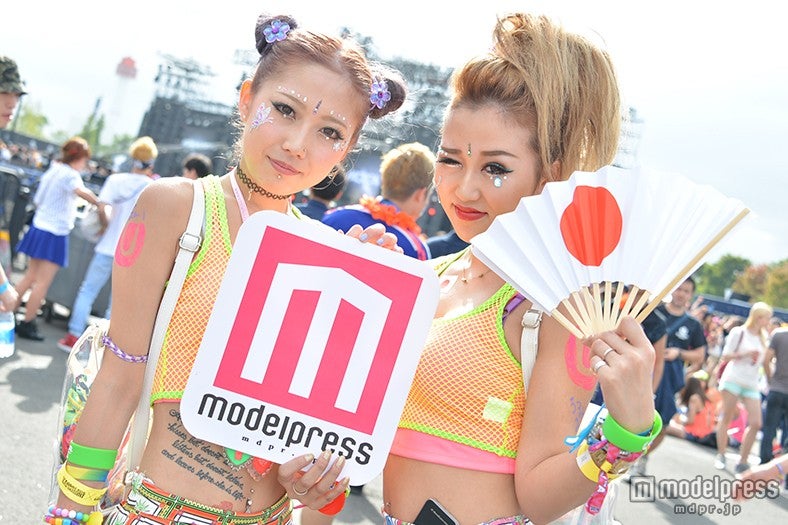 会場に集まったオシャレ女子たち