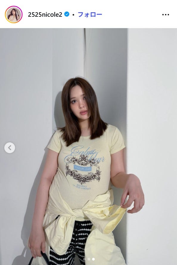 藤田ニコルInstagramより