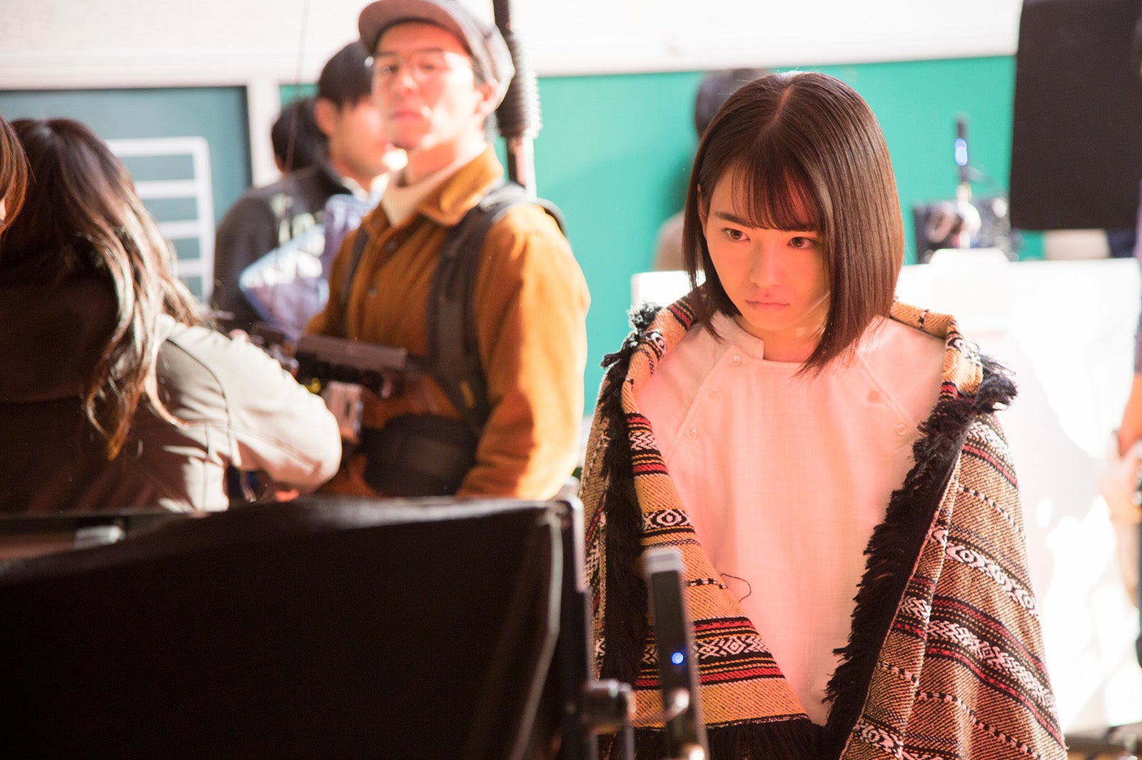 山田杏奈／新CMメイキングカット（提供画像）