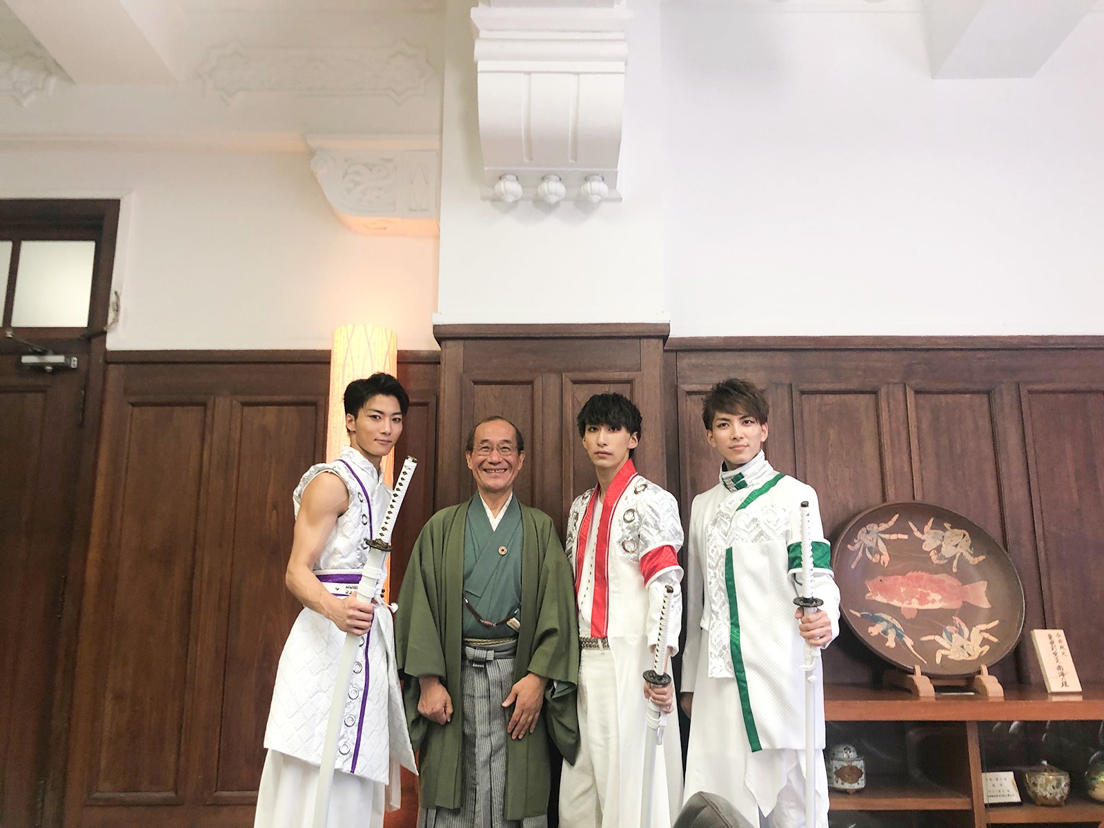 「KYOTO SAMURAI BOYS」京都市長を表敬訪問 京都市長「世のため人のため未来のために頑張る。まさに侍！」