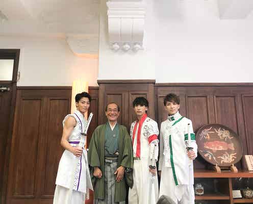 「KYOTO SAMURAI BOYS」京都市長を表敬訪問 京都市長「世のため人のため未来のために頑張る。まさに侍!」