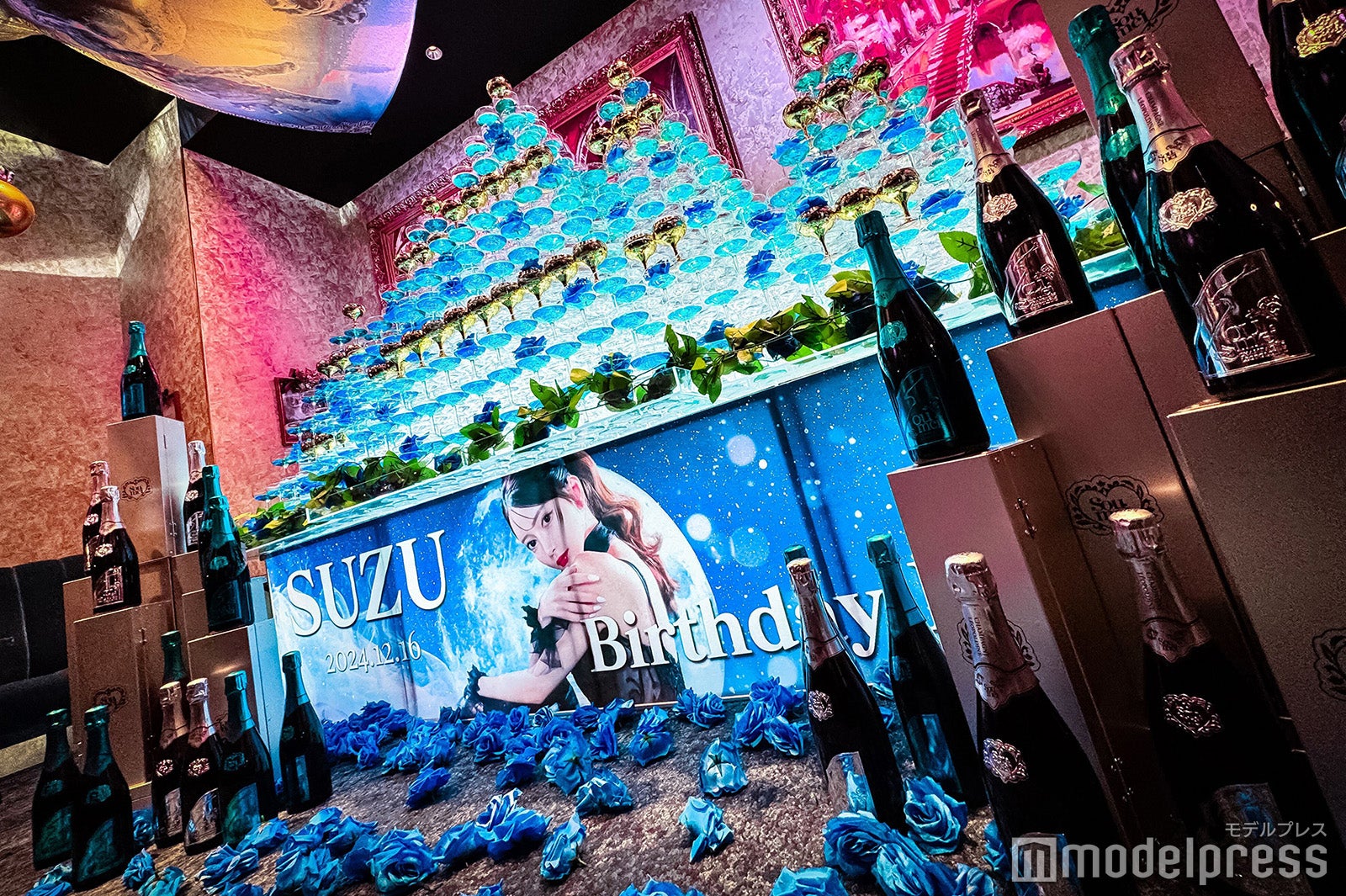 こだわりのおしゃれなシャンパンタワー（C）モデルプレス