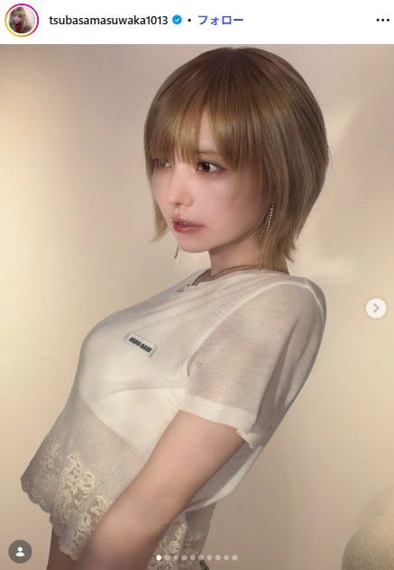 益若つばさInstagramより