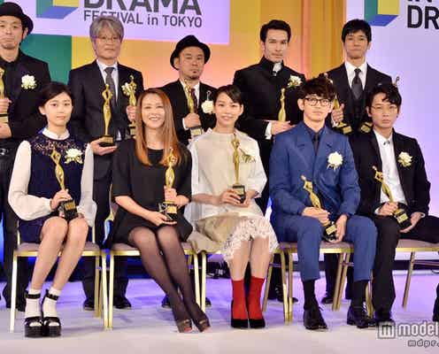 瑛太、能年玲奈ら豪華俳優が受賞「東京ドラマアウォード2013」